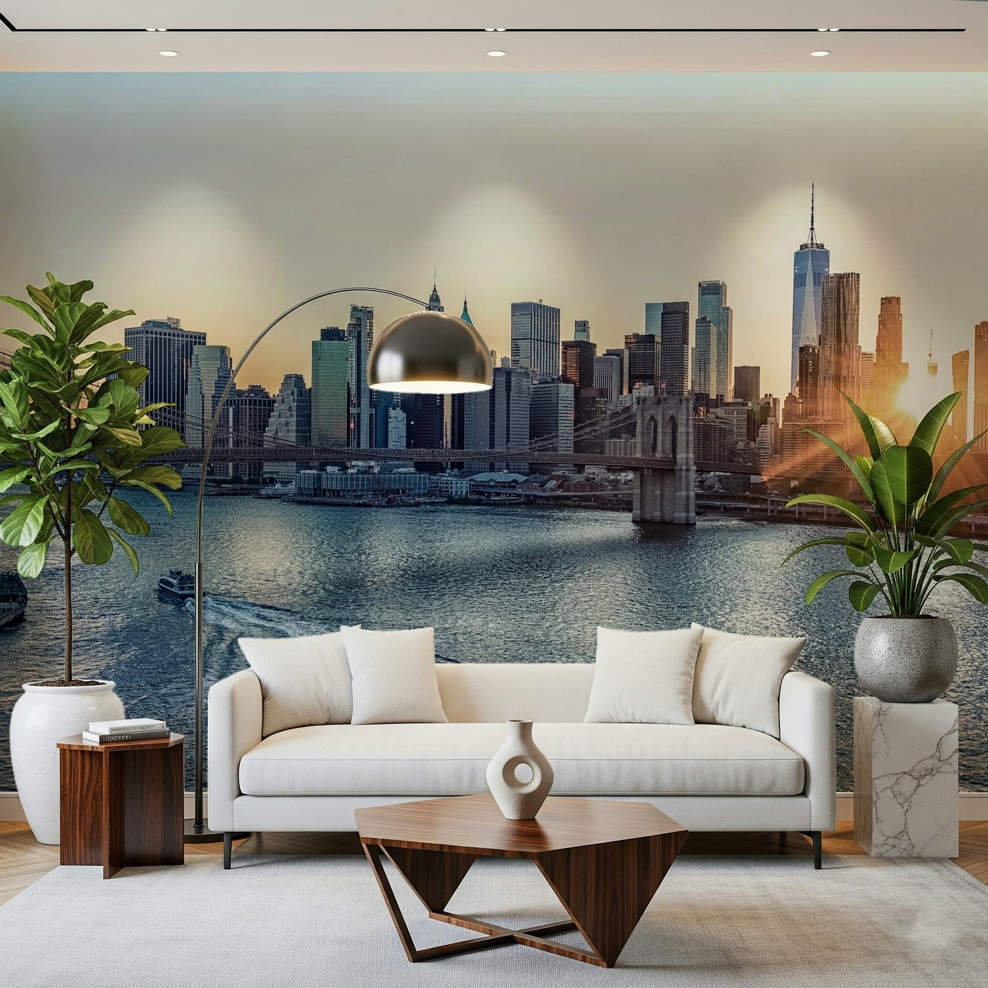 NYC Skyline at Dawn Wall Mural