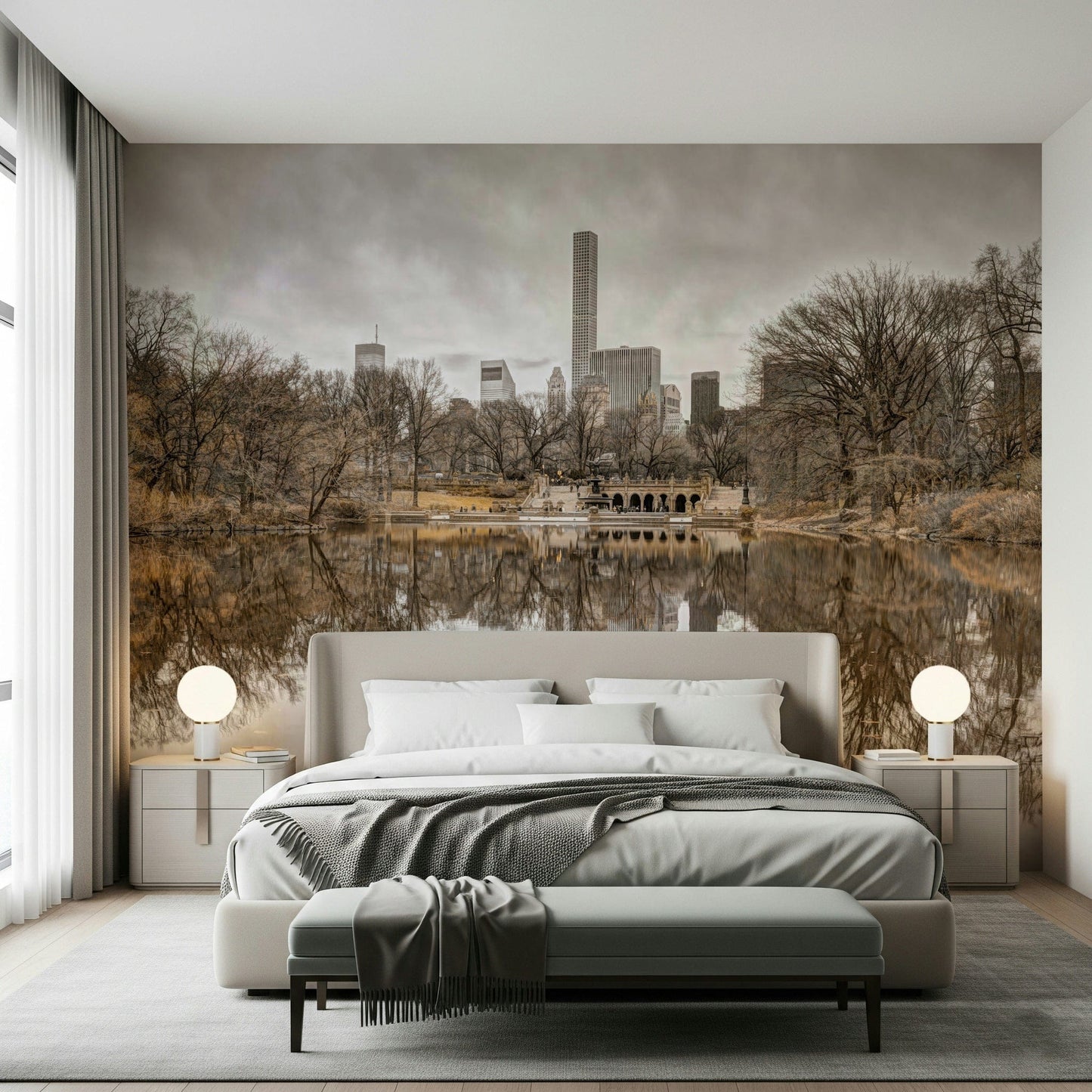 Contrast of Worlds Wall Mural