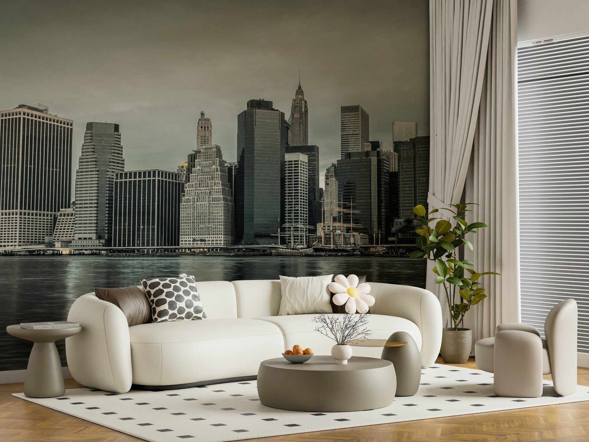 NYC Skyline Wall Mural