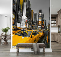 American city NYC Cabs Golden Rush atmosphere for amazing home decor.