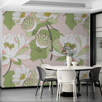 Large lily mural for bedroom

