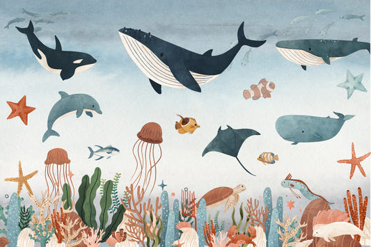 Sea Symphony Feature Wall Mural