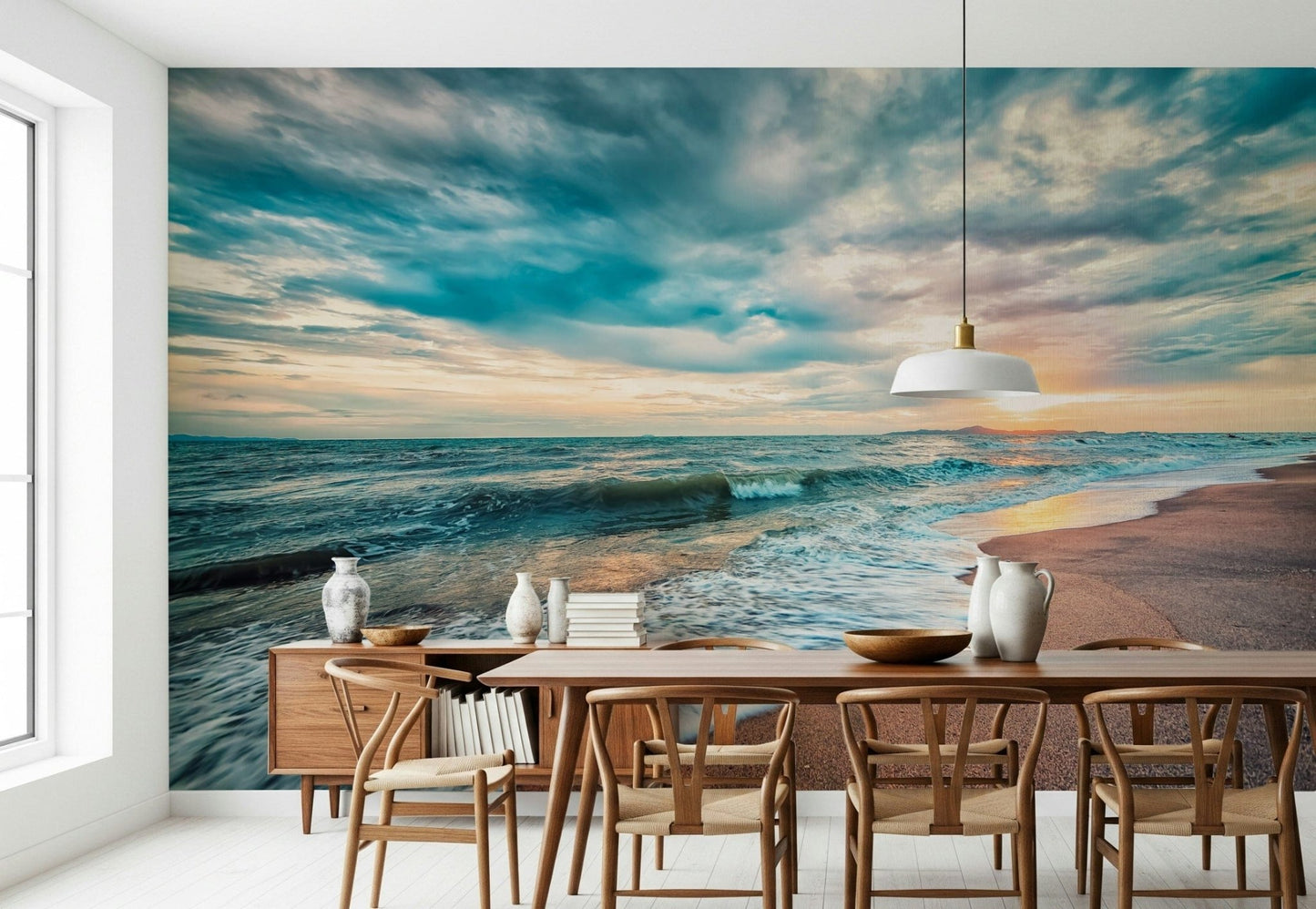 Ocean Hues Wall Mural