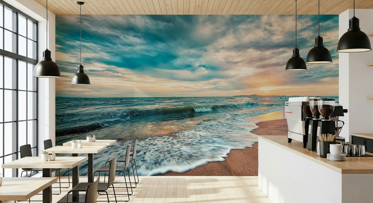 Ocean Hues Wall Mural