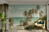 Oceanfront Serenity ocean wall mural