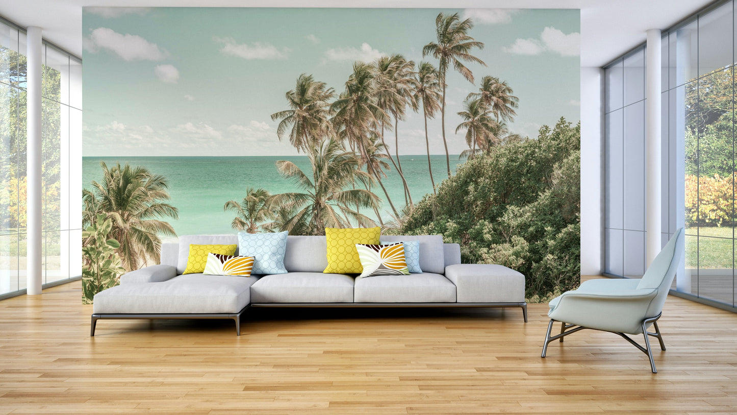 Oceanfront Serenity tranquil wall mural