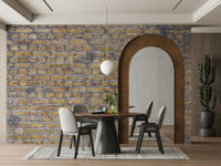 classic brickwork pattern mural


