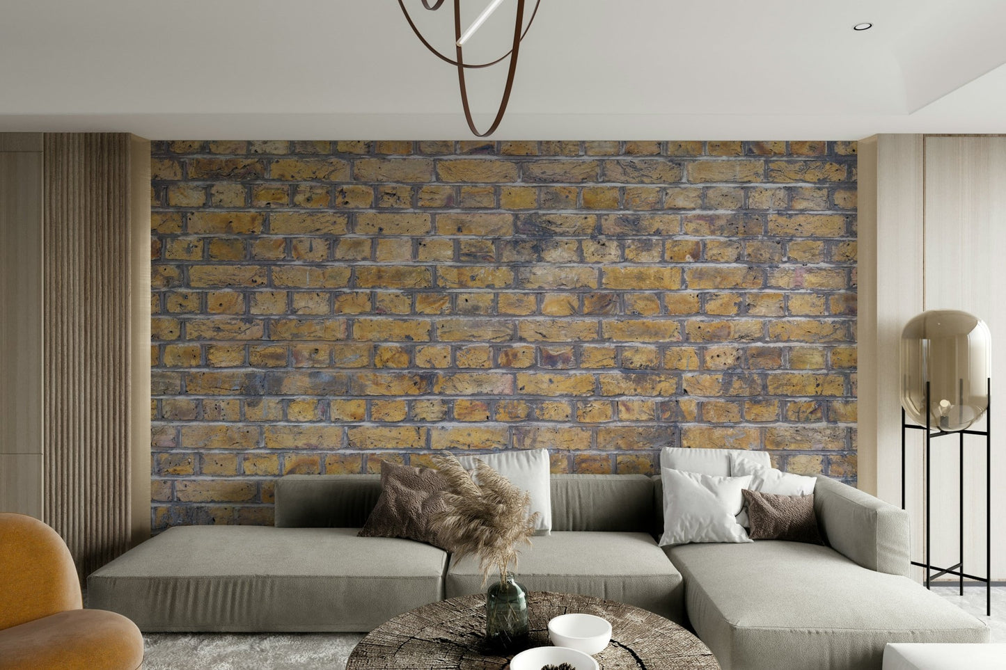 vintage style brick wallcovering

