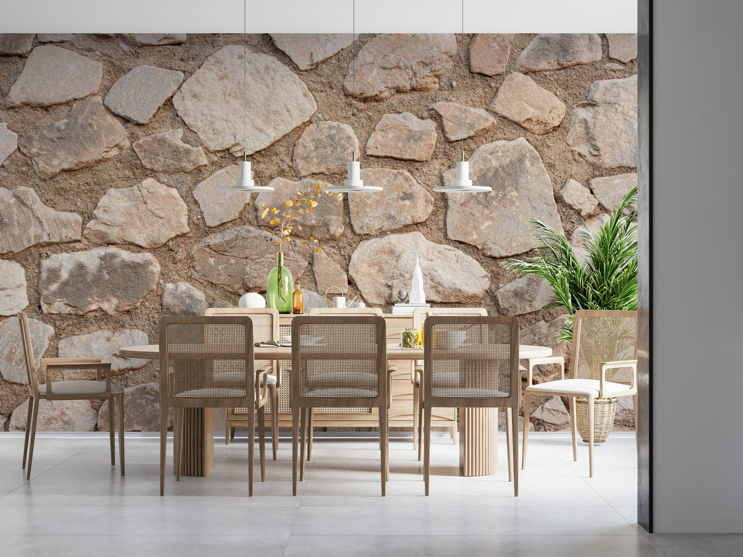 Old World Stone Wall Mural -2306810