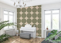 Olive Circles Wallpaper⁠ - 2995408