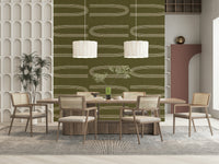 A contemplative modern design wallpaper mural for a feature wall.

