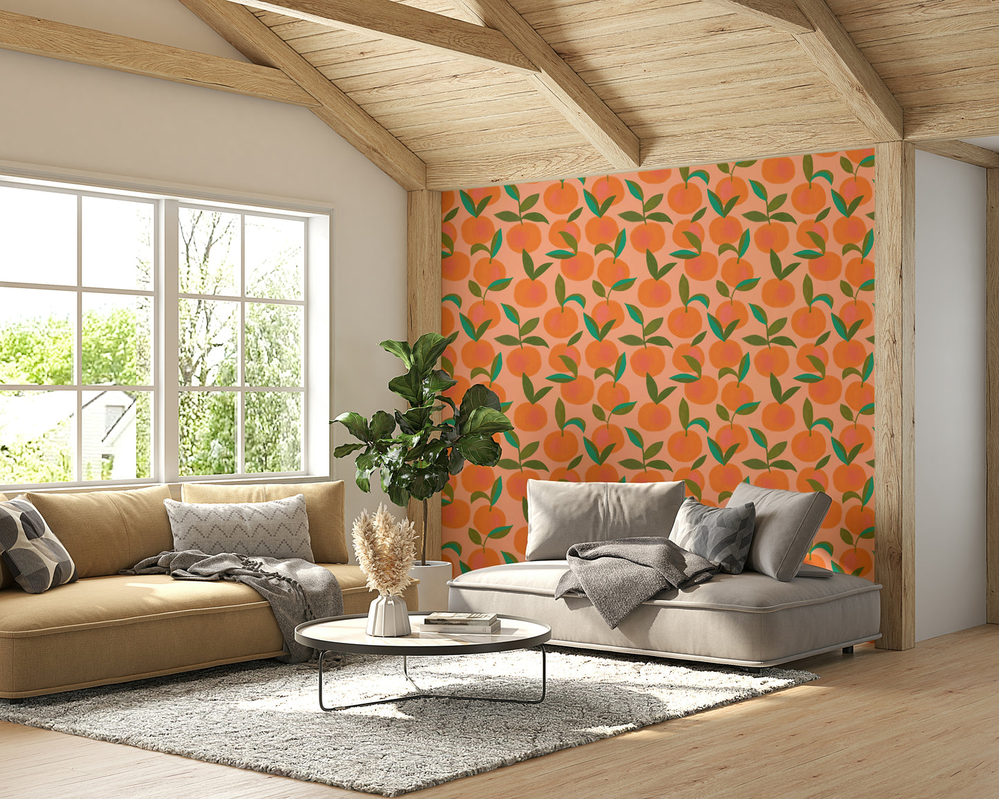 Orange Grove Wallpaper⁠
