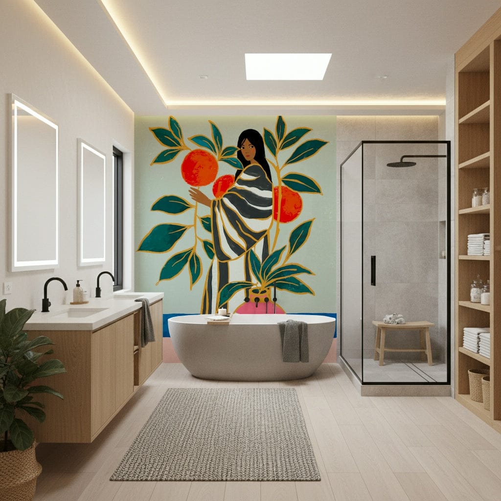 Il custode delle arance - murale