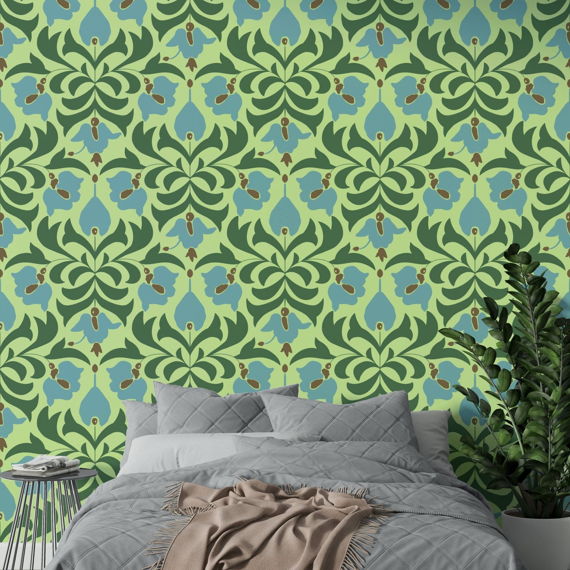 Orbisca - Botanical Balance Wallpaper⁠