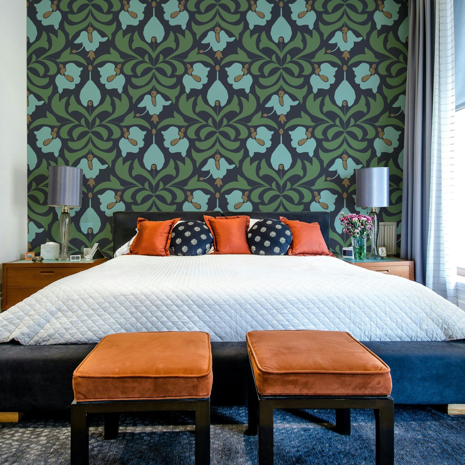 Suitable for a bold or elegant interior.
