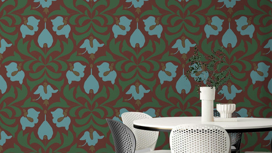 It gives a feeling of serene charm and organic elegance.
