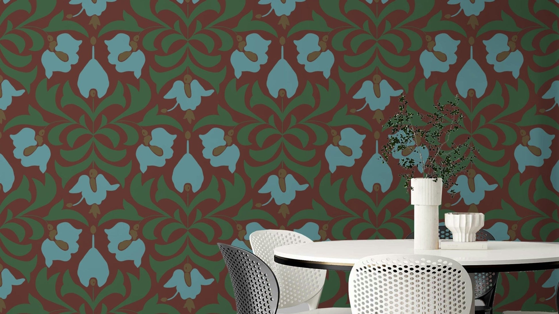 It gives a feeling of serene charm and organic elegance.
