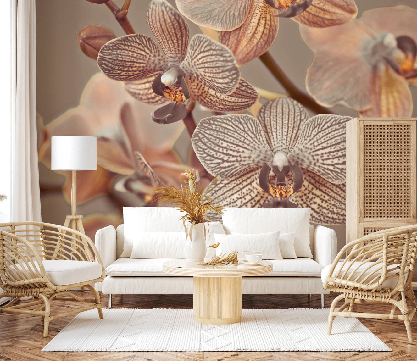Orchid Whisper Wall Mural