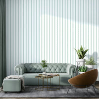 A beautiful modern stripe wall mural for a living room.

