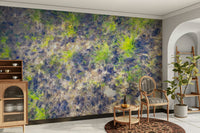 Vibrant green blades of grass are shown in sharp detail.

