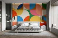 Unique and charming city view wallpaper.