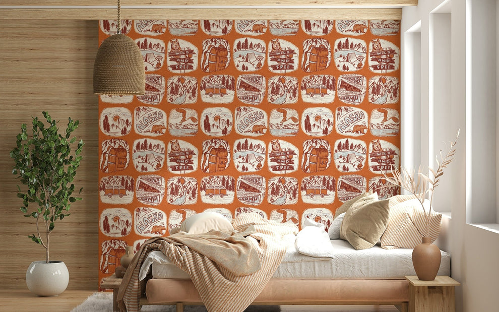 Adventure Awaits! Outdoor Wallpaper