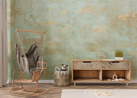 Copper Patina Accent Wallpaper Mural - Giffywalls