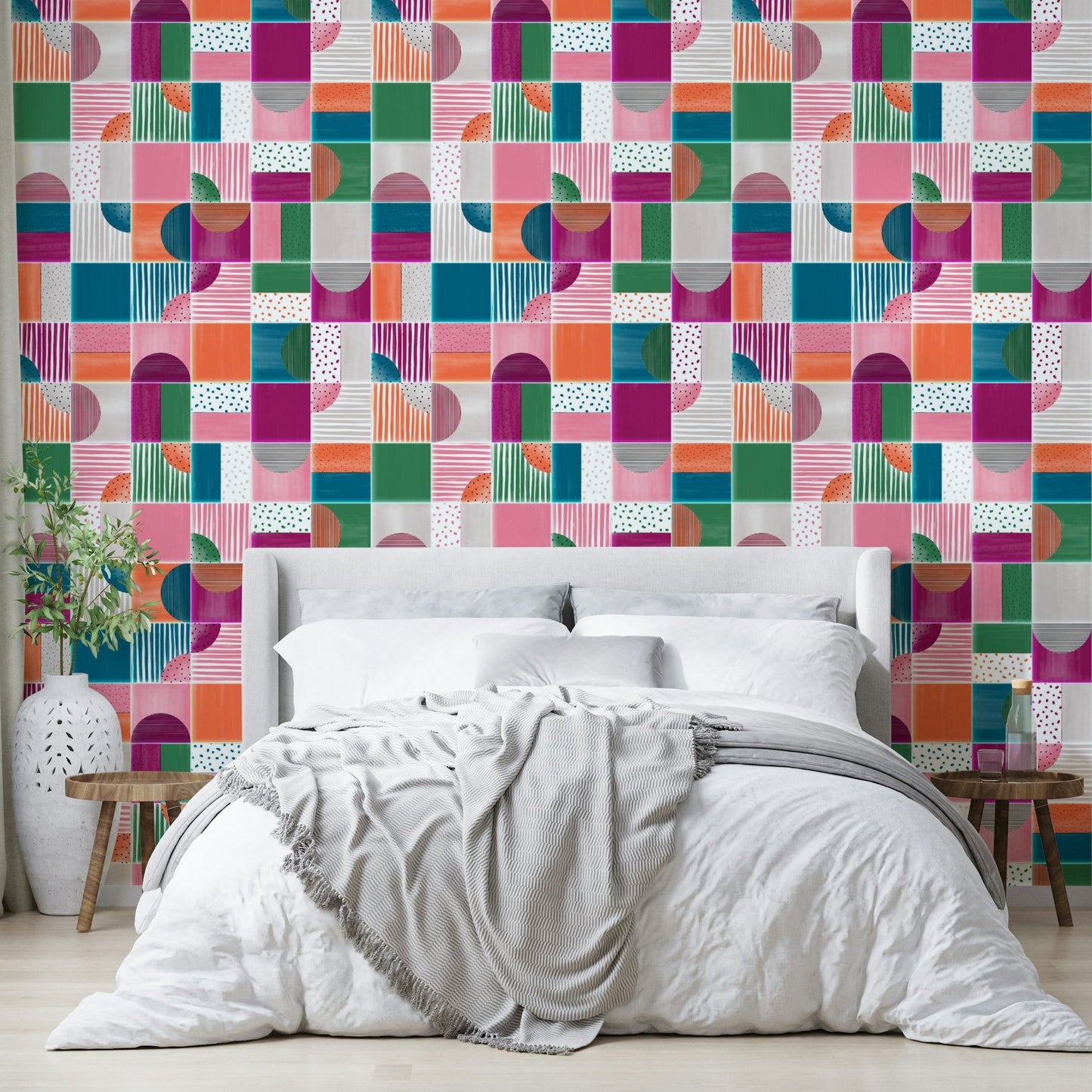 Bright mural for play spaces
