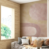 Soft abstract blush wallpaper design

