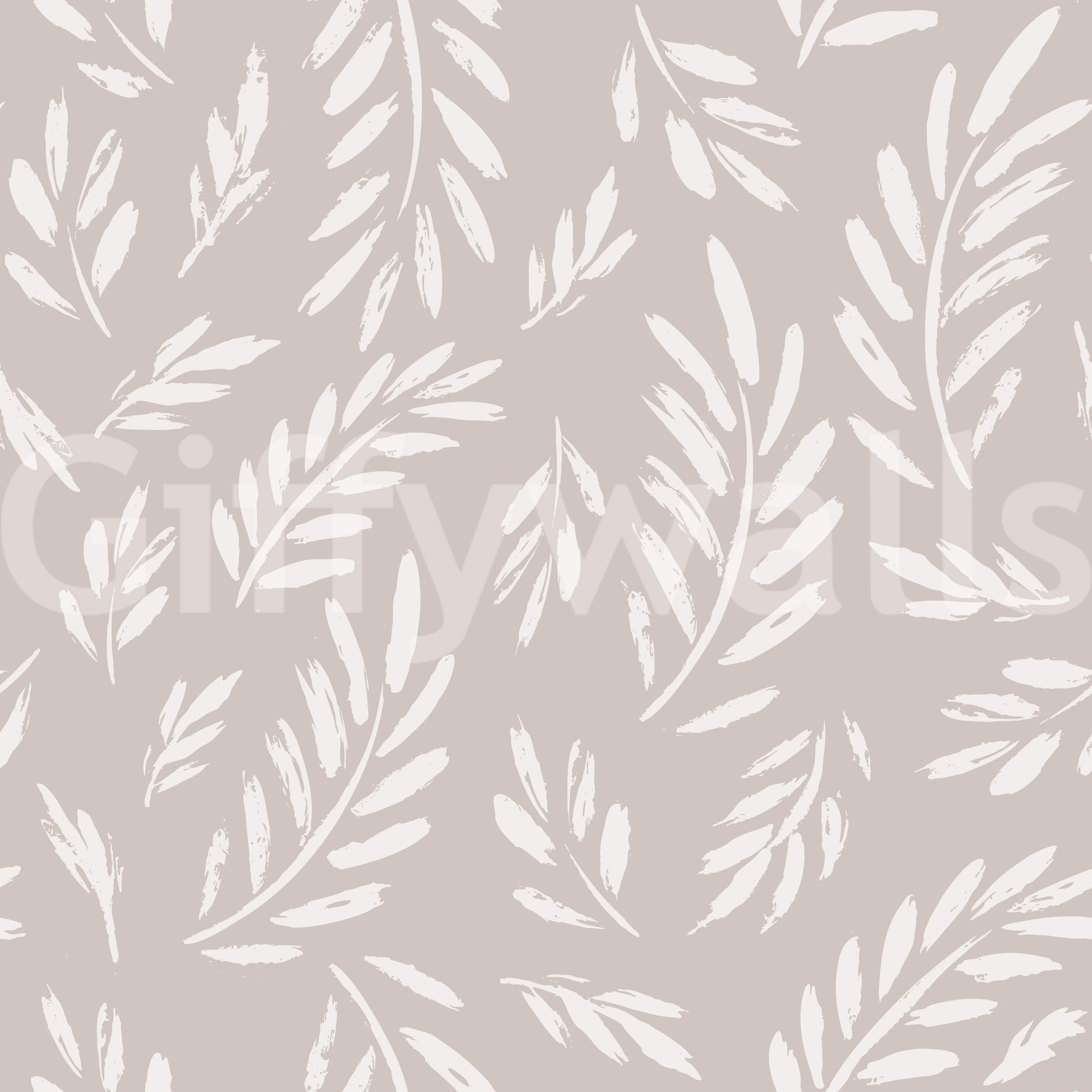 This is the Painted Twigs minimalist botanical wallpaper.