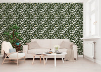 Palm Fronds & Fruit citrus grove Wallpaper⁠