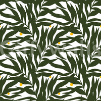 Palm Fronds & Fruit citrus grove Wallpaper⁠