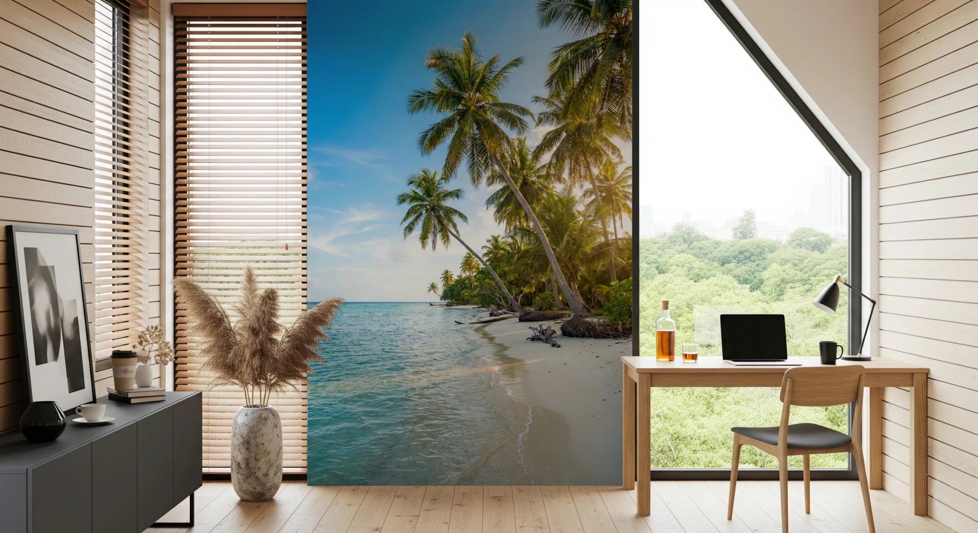 Palm Paradise Walls Wall Mural