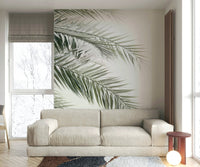 Artistic rendering of palm foliage.

