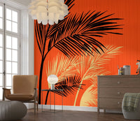 Palms at Sunset Wall Mural