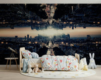 Golden glow Parallel Universe wallpaper for walls.
