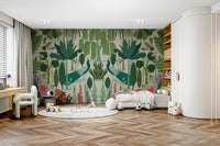 Classic urban park home décor for a sophisticated city flat.