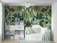 Close-up of the detailed sketching and pastel colour in a park mural.