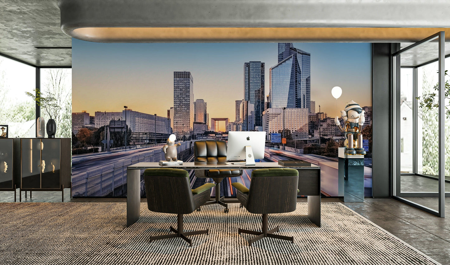 Metropolis Dawn Wall Mural