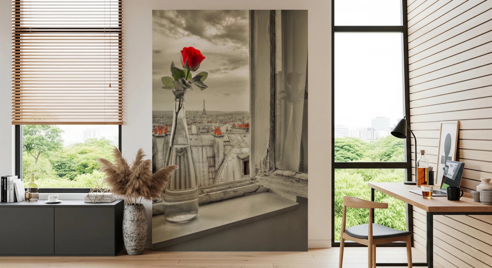 Parisian Bloom Wall Mural