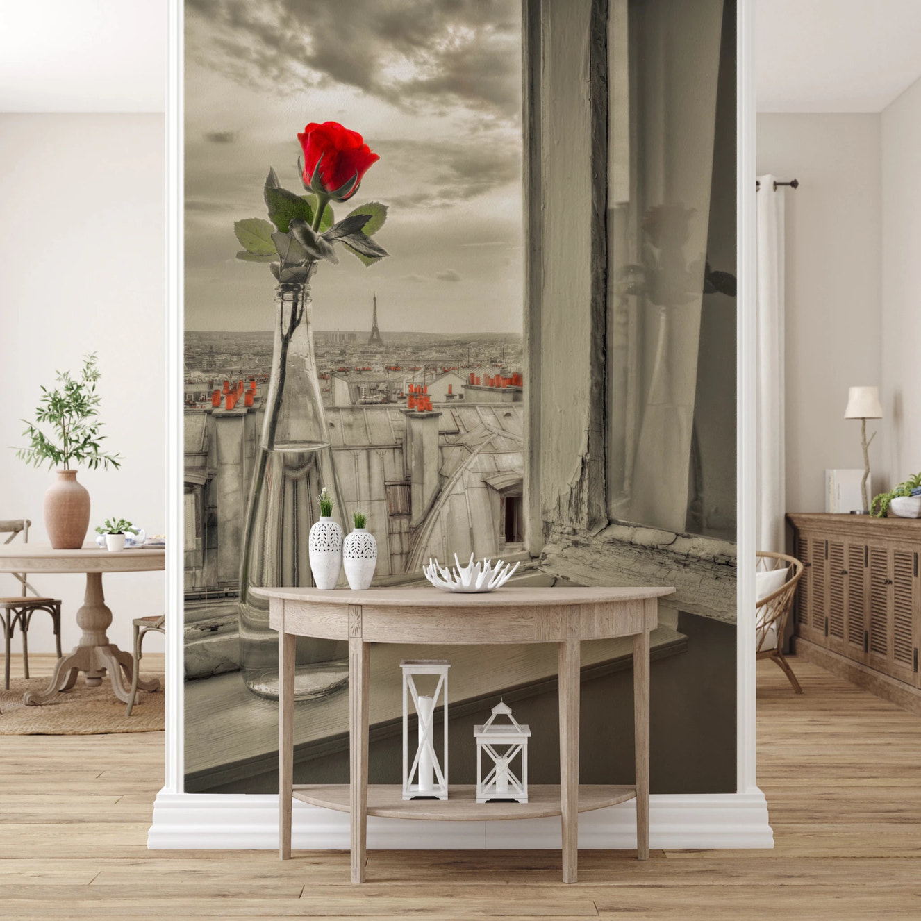 Parisian Bloom Wall Mural