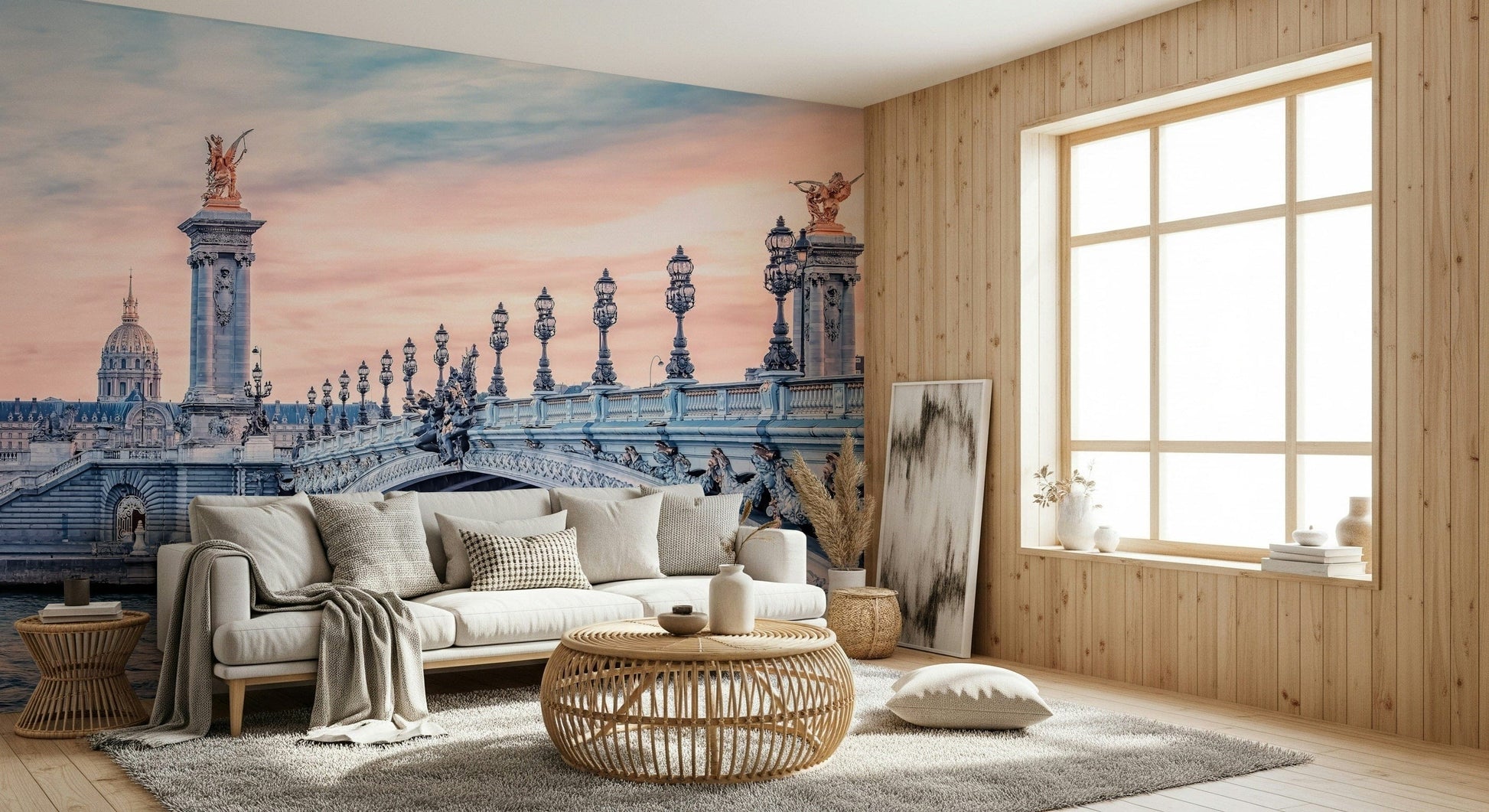 Parisian Bridge Dream wallpaper for walls featuring French dome.