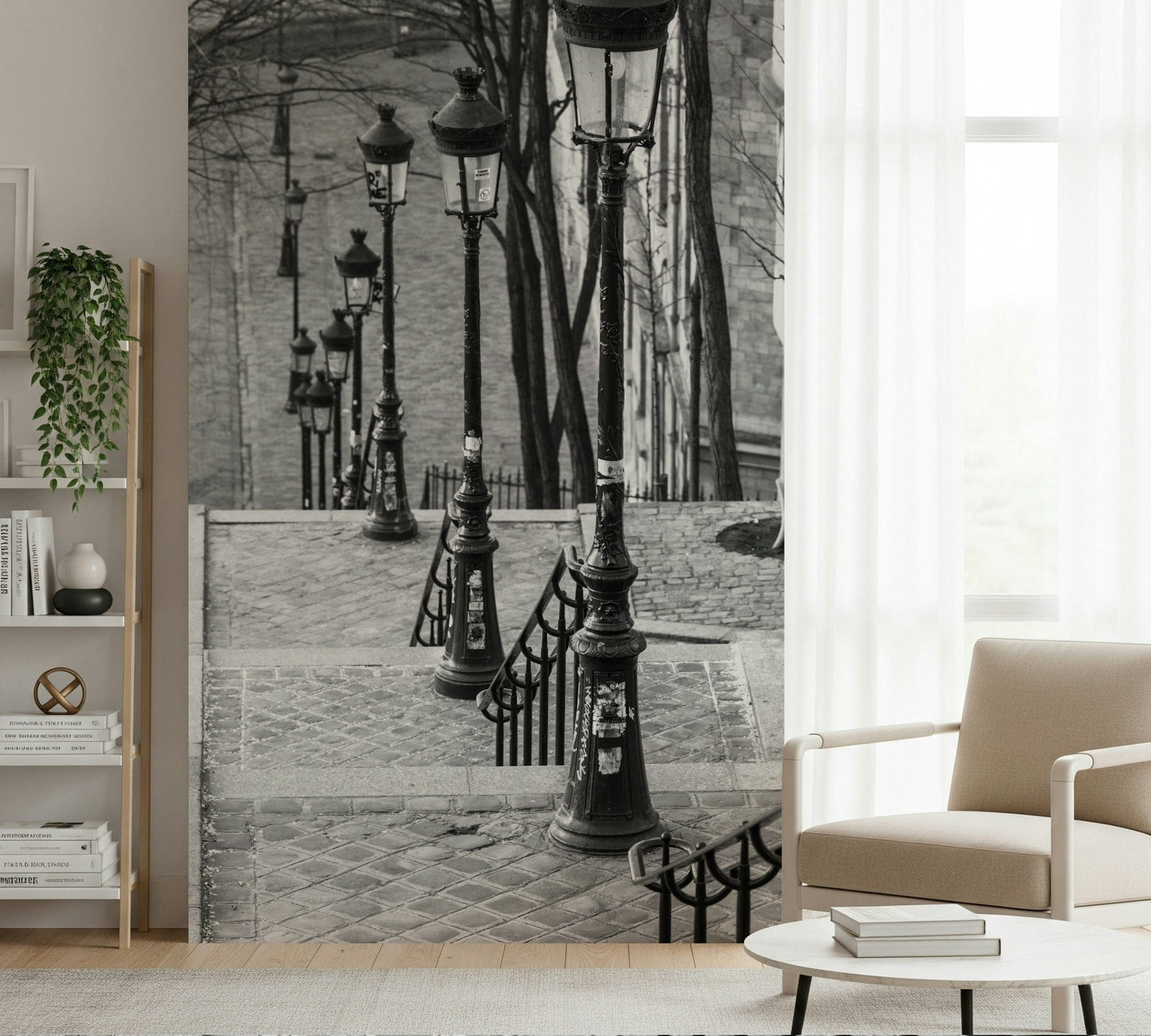 Montmartre steps Wall Mural