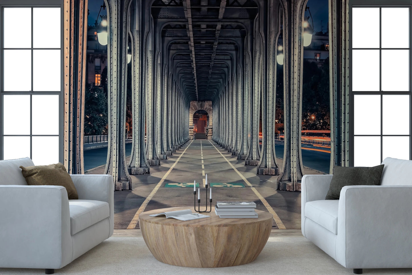 Parisian Echoes Wall Mural