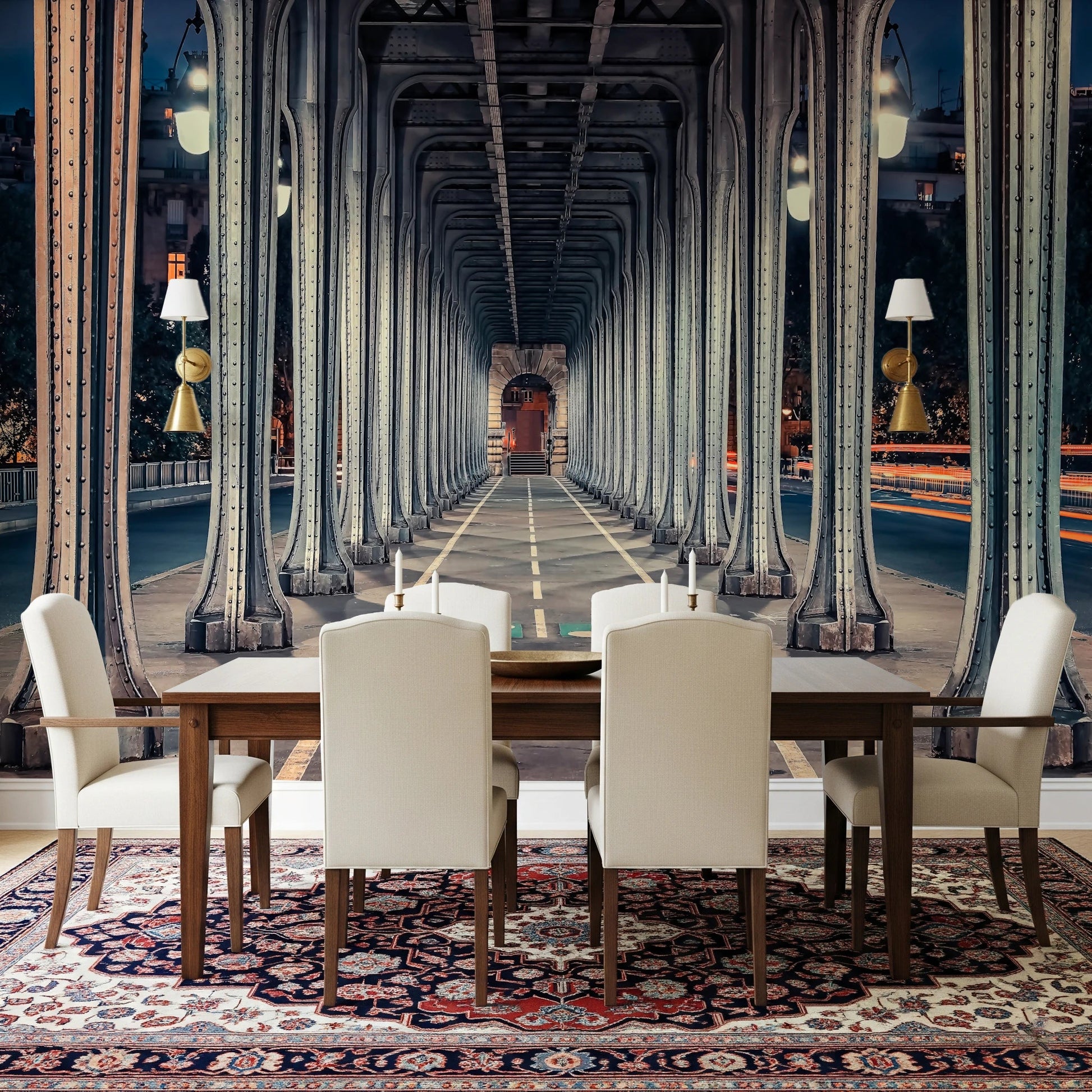 Parisian Echoes Wall Mural