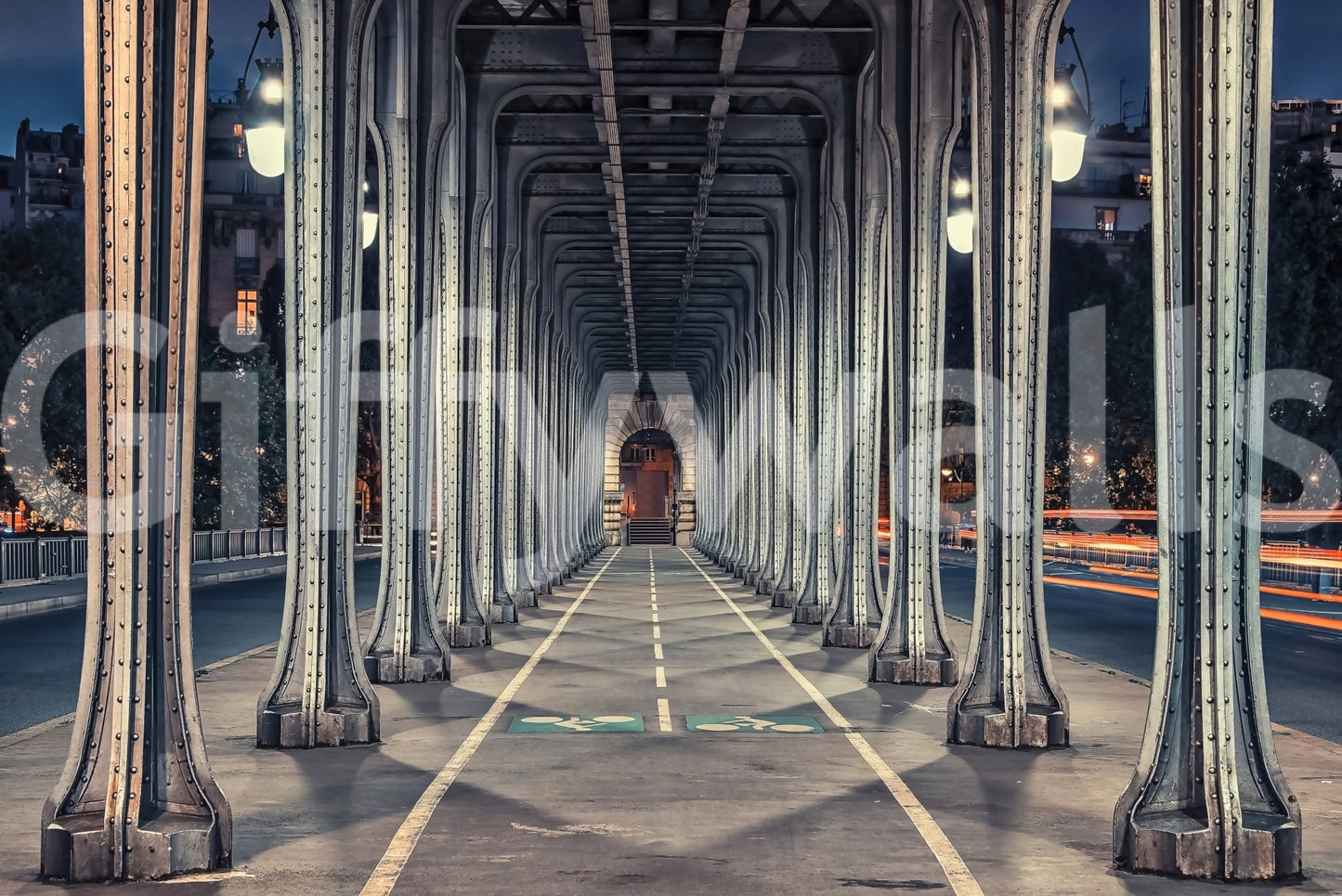 Parisian Echoes Wall Mural