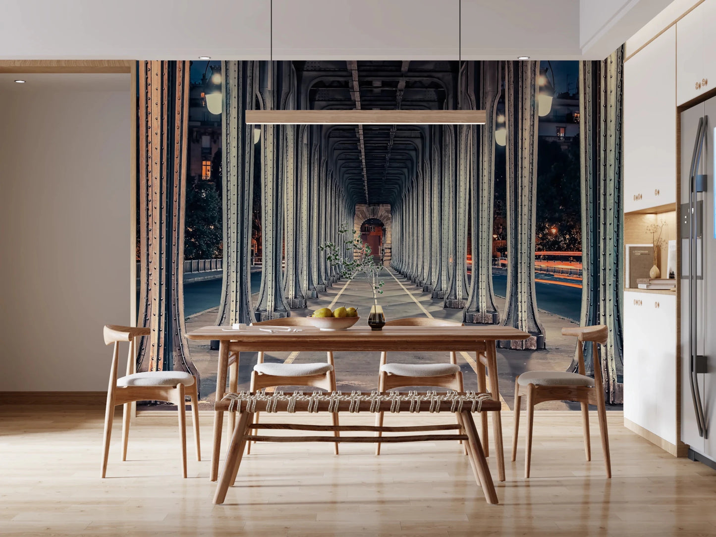 Parisian Echoes Wall Mural