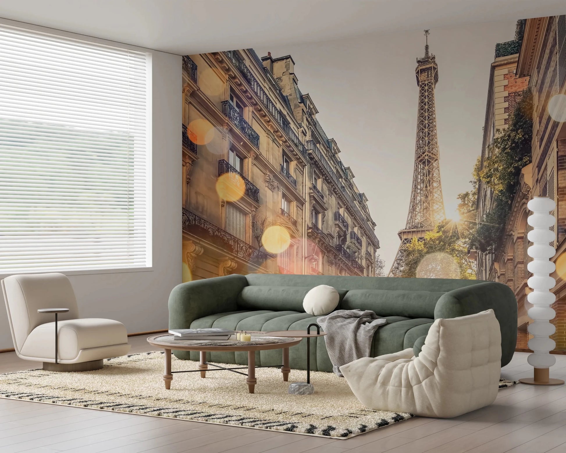 Parisian Glow Wall Mural