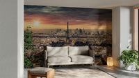 A contemplative French street wallpaper mural for a feature wall.

