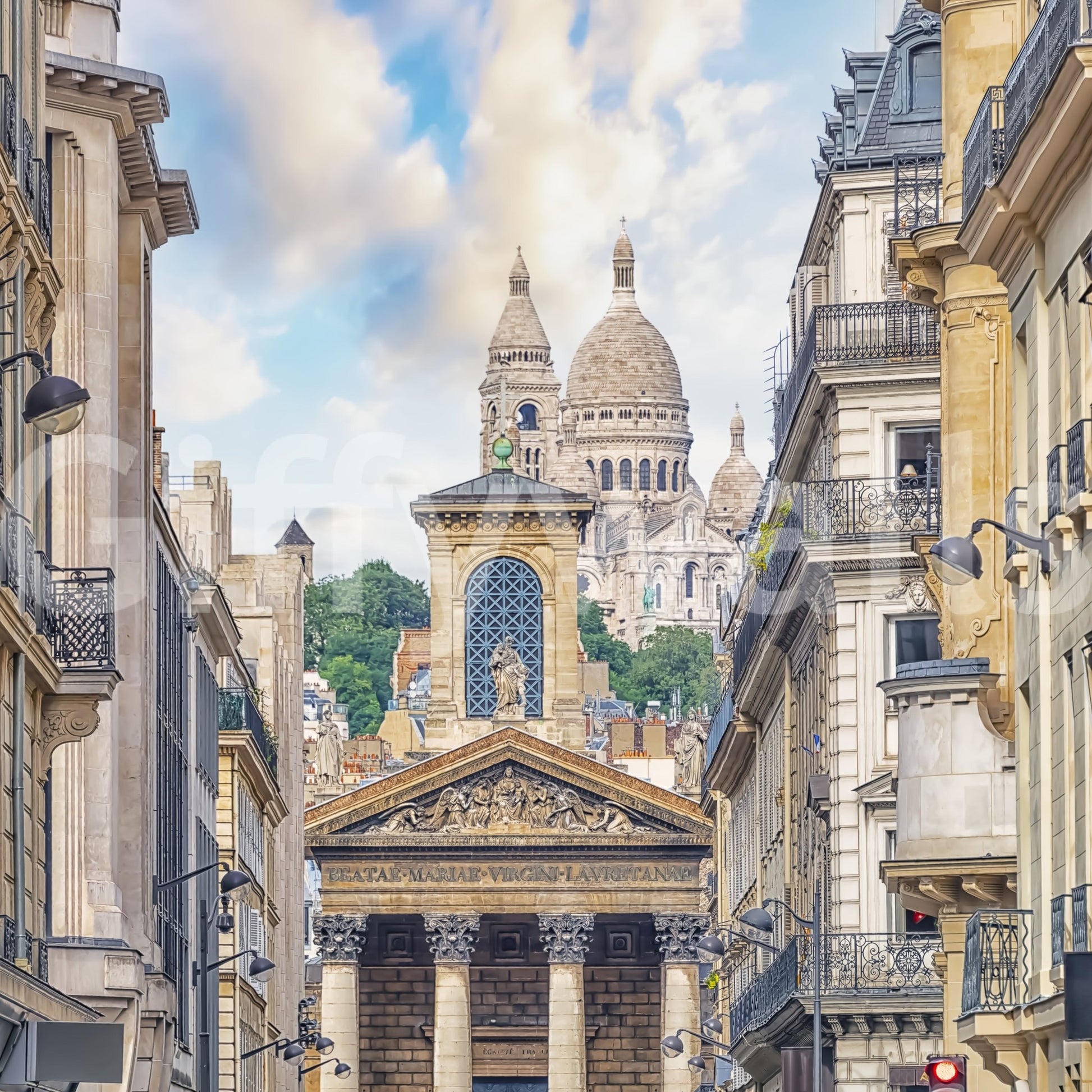 Parisian View Wall Mural